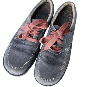 Simple. Leather Blue/Gray Loafters